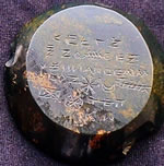 Back of an abraxas medallion