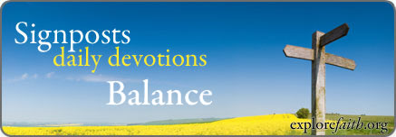 Daily Devotions: Balance