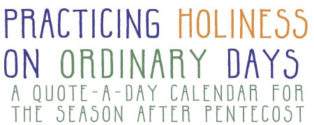 Pentecost quote-a-day calendar