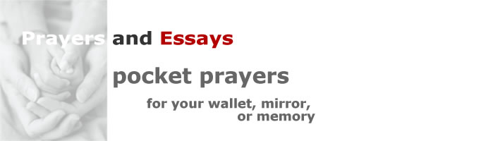Pocket Prayers: for your wallet, mirror, or memory