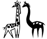 Two Giraffes: Companion